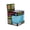 Bleu /22, variante sur Nice Cube, Cube de Glace de 3,54 Pouces Squishy Fidget Jouets Squishy Stress Balles à Presser pour Adultes Squishies Anti-Stress (Bleu)