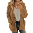 thumbnail image 1 of Winter Clearance Cardigan Sweaters for Women Long Sleeve Loose Coat Cardigan Solid Color Sweater, 1 of 7