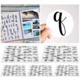 thumbnail image 4 of Rubber  Clear Silicone , Hand-made Decorative Portable 39 Character Lowercase Alphabet For Card Making DIY Scrapbook Scrapbooking Photo Album, 4 of 8