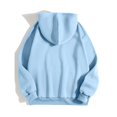 thumbnail image 3 of Chandail à Capuche Graphique pour Femmes, Col Rond, Manches Longues, Veste d'Hiver Décontractée, Chandail à Capuche, 3 of 3