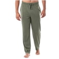 thumbnail image 1 of Plebaso Mens Lounge Pants Elastic Waist Drawstring Pajama Pants Comfy Sleepwear Trousers with Pockets, 1 of 7