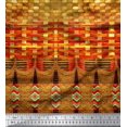 thumbnail image 3 of Soimoi Rayon Fabric Bricks Panel Print Fabric by The Yard 42 Inch Wide, 3 of 3
