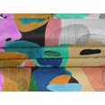 thumbnail image 5 of oneOone Velvet Pink Fabric Abstracts Sewing Material Print Fabric By The Yard 58 Inch Wide, 5 of 5