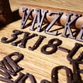 thumbnail image 4 of relayinert Durable And Rustproof Metal House Number Plaque Impeccable Door Decoration Easy To Install Metal Letters House Numbers B17--E 1Set, 4 of 6