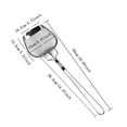 thumbnail image 3 of Fine Mesh Square Mesh Stainless Steel Spoon Square Filter Soup Strainer With Long Handle Firm Stable Handle Smoothing Spoon For Kitchen Cooki Vegetable Brush Vegetable And Fruit Wash Strainer Bags Fr, 3 of 9