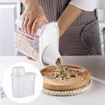 thumbnail image 1 of Oleegame 1 Pce Rangement de Produits 1,9 L Cuisine Réservoir de Stockage Multigrains Nourriture Produits Secs Boîte de Rangement Réservoir Scellé en Plastique Gris, 1 of 9