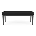 thumbnail image 4 of Lenox Steel Reception Waiting Room 2-Seat Bench / Charcoal Steel / Black, 4 of 5