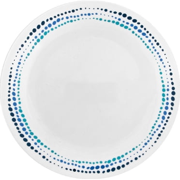Corelle Ocean Blues 8.5" Glass Salad Plate