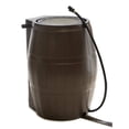 thumbnail image 2 of FCMP Outdoor 50-Gallon BPA Free Home Rain Water Barrel, Brown (3 Pack), 2 of 10