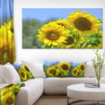 thumbnail image 1 of Magnifique Vue de Tournesols - Impression sur Toile Florale, 1 of 3