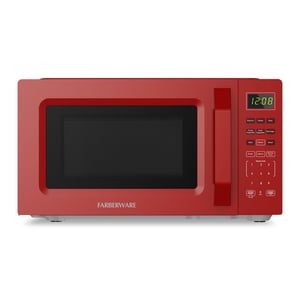 Farberware FMO07WEIRD Compact 700W 0.7 Cu. Ft Four à micro-ondes Rouge