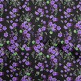 thumbnail image 1 of oneOone Rayon Purple Fabric Floral Fabric For Sewing Printed Craft Fabric By The Yard 56 Inch Wide, 1 of 4