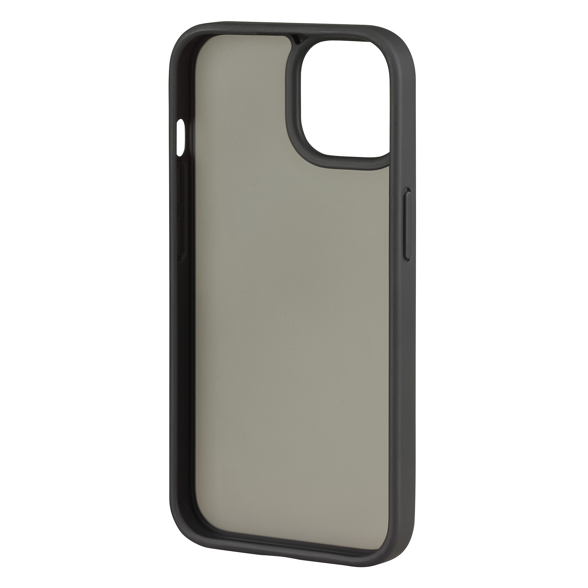Coque de téléphone rigide translucide onn pour iPhone 16e/15/14/13, noire