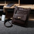 thumbnail image 4 of XZNGL Womens Leather Satchel Cross Body Shoulder Messenger Bag Coffee, 4 of 6