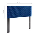 thumbnail image 2 of Modway Alyson Angular Channel Tufted Performance Velvet Full/Queen Headboard in Navy, 2 of 2