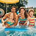 thumbnail image 1 of FHBVT Heavy-Duty Inflatable Pool Noodle Floating Buoyancy Stick Eco-Friendly PVC Material Safe Non-Toxic Portable Foldable Fast Deflation for Pool Parties Water Yoga Lake Beach Backyard Adults Kids, 1 of 5