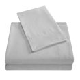 thumbnail image 3 of Topcobe Solid Color Bed Sheet Set for Adults Teens, King Size Light Gray, 3 of 6