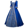 thumbnail image 5 of Pompotops Robe Vintage Gothique de Cour pour Femmes, Jupe à Volants en Dentelle, 5 of 5