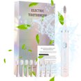 thumbnail image 1 of mtvxesu Electric Toothbrush for Adults, Powerful Electric Toothbrush Adult Timer Brush 5 Mode USB Charger Rechargeable Tooth Brushes Replacement Heads Set Toothbrush Electric Rechargeable, 1 of 9