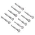 thumbnail image 1 of Unique Bargains 5/16-18x 2-1/2” Vis de Tête Hexagonale en Acier Inoxydable 304 Attache 10 Pcs, 1 of 1