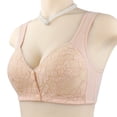 thumbnail image 4 of LSLJS Ladies Traceless Comfortable No Steel Ring Breathable Gathering Front Opening Buckle Bra Woman Underwear, 4 of 8