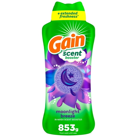 Gain Laundry Scent Booster, Moonlight Breeze Scent, 853 g