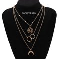 thumbnail image 4 of lionlar Butterfly Necklace Pendant Multilayer Dainty Butterfly Choker Necklace Multilayer Golden, 4 of 4