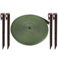 thumbnail image 1 of (One set includes: 4pcs brown ground nails + 28m army green rope) multifunctional rope, 1 of 14