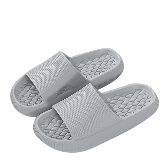 Pisexur Slippers for Women and Men Open Toe House Slippers Non-Slip Solid Color Shower Shoes Unisex Cozy Thick Bottom Indoor Home Shoes Sandals on Clearance