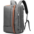 thumbnail image 1 of CoolBELL Convertible Backpack Shoulder bag Messenger Bag Laptop Case Business Briefcase Leisure Handbag Multi-functional Travel Rucksack Fits 15.6 Inch Laptop For Men / Women / Travel (New Grey), 1 of 6