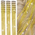 thumbnail image 1 of SUTENGDA 18 Pcs Guirlande de Cheveux à Clipser Extensions de Cheveux 19.6 Pouces Kit de Guirlande de Cheveux à Clipser Résistant à la Chaleur Scintillant Féerique Accessoires pour Cheveux pour Enfants Filles Femmes (Argent), 1 of 7