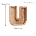 thumbnail image 2 of XZNGL Personalized Wooden Name Money Box Wooden Deposit Box Twenty Six English Letters, 2 of 6