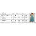 thumbnail image 3 of Beautyin Robe de Printemps/été Couleur Unie Col en V Dentelle Patchwork Sans Manches avec Poches et Taille, 3 of 6