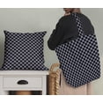 thumbnail image 5 of Soimoi Gray polyester Crepe Fabric Diagonal Check Decor Fabric Printed Yard 42 Inch Wide, 5 of 5