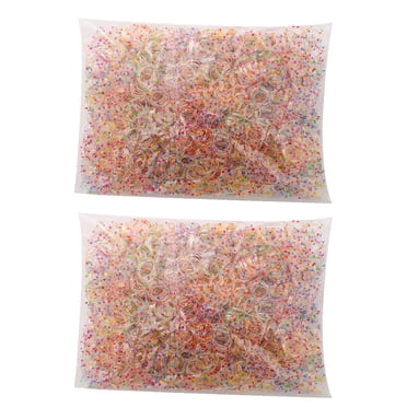 2 Sacs de Petits Élastiques à Cheveux Élastiques à Cheveux Élastiques Colorés pour Cheveux