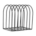 thumbnail image 1 of JilgTeok 1 Packs Wire Magazine Holder for Desk File Organizer, Rustproof Metal Shelf for Office, Home, School Stylish Storage for Newspapers, Folders, Mail, 1 of 5