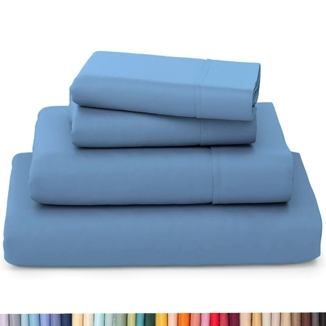 HAOAN Ultra Soft Wrinkle Resistant Bamboo Sheet Set - 4 Piece Set - 2200 Series