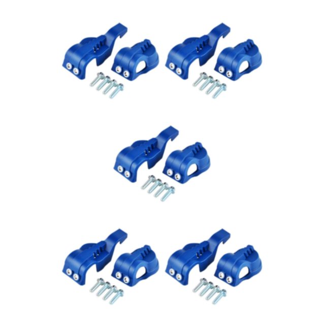 ZheElen 2 Pcs/ensemble Couvre-Chaussures de Fourche de Moto Avancés et Performance Bleu 5Ensemble