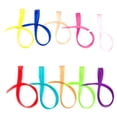 thumbnail image 4 of Women Girl Clip In Synthetic Hair Extension Long extension Heat Straight Colorful Heat Resistant Hairpiece, 4 of 9