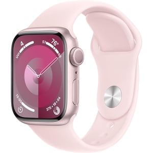 Rénovés Apple montre Series 9 Aluminium 45mm A2980 (GPS Seulement, sans cellule) Rose (grade B)