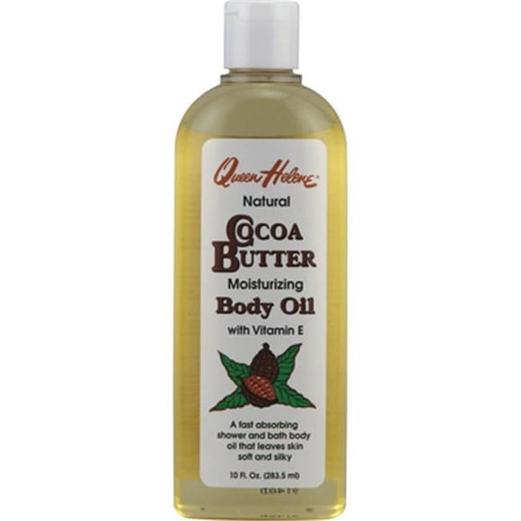 Queen Helene Huile Corporelle Hydratante au Beurre de Cacao Naturel - 10 fl oz
