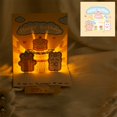 thumbnail image 4 of Kmbangi Birthday Card, 3D Funny Cute Cartoon Bear Light Musical Birthday Cards Greeting Card Gift, 4 of 4