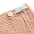 thumbnail image 4 of High Waist Maternity Underwear with Bump Support Soft Breathable Ribbed Stretch Adjustable Lace Trim Comfortable Seamless Postpartum Belly Band for Pregnancy, 4 of 7