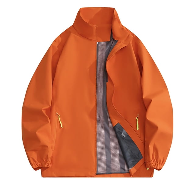 Imperméable pour Femme, Coupe-Vent pour Tenues de Randonnée, Manteau Décontracté d'Extérieur à Manches Longues