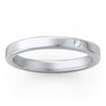 thumbnail image 3 of Stackable Birthstone Ring with Engraving - Aquamarine (March), 3 of 7