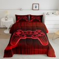 thumbnail image 2 of Erosebridal Geometric Gamepad Comforter Sets Full Size, Abstract Stripe Comforters & Duvets, Gaming Sports Decor, Reversible, 2 of 7