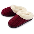 thumbnail image 2 of Pupeez Girls Cable Knit Slippers Fleece Lined House Shoe Grey, 2 of 18