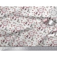 thumbnail image 3 of Soimoi Tissu Poly Georgette Attrape-Rêves & Butterfly Imprimés de Tissu au Mètre 52 Pouces de Large, 3 of 3