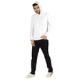 thumbnail image 2 of Inkmeso Solid Winter Hooded Sweatshirt For Mens Long Sleeve Drawstring Pullover Hoodie, 2 of 7