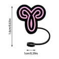 thumbnail image 3 of Hbdhejl Silicone Straw Tips Cover Cute Silicone Reusable Drinking Straw Tips Lids Proof Straw Plugs Tips For Decor Outdoor, 3 of 3